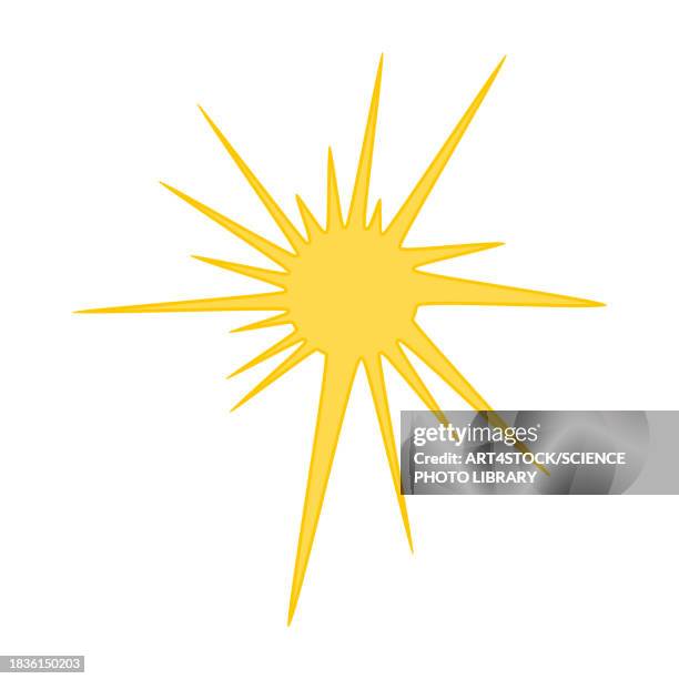 illustrations, cliparts, dessins animés et icônes de light burst rays, conceptual illustration - lumière du soleil illustrations