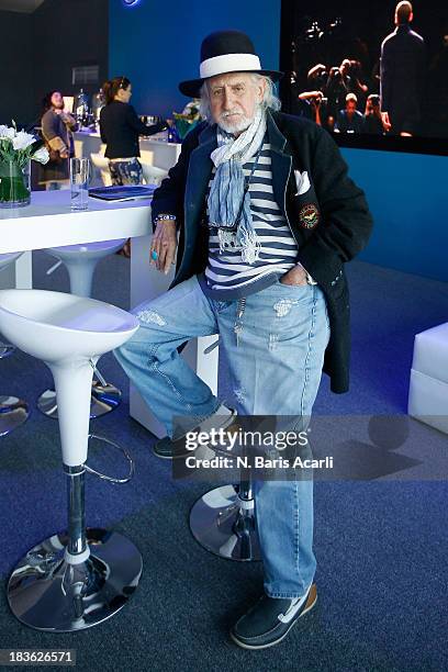 Ertekin Dincay attends Mercedes-Benz Fashion Week Istanbul s/s 2014 presented by American Express on October 7, 2013 in Istanbul, Turkey.