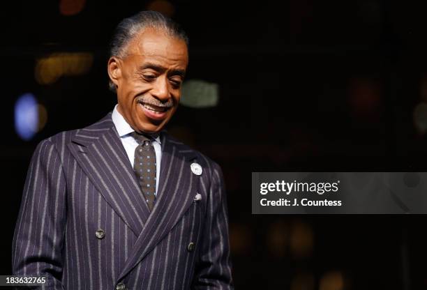 President and founder of the National Action Network Reverend Al Sharpton attends The 4th Annual Triumph Awards at Rose Theater, Jazz at Lincoln...