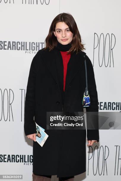 Diana Silvers attends the "Poor Things" premiere at DGA Theater on December 06, 2023 in New York City.