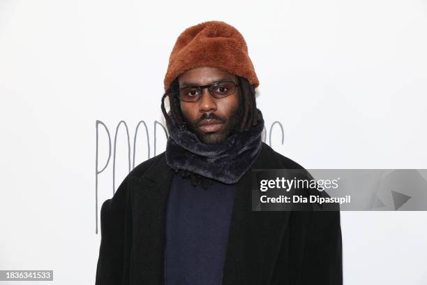 Dev Hynes attends the "Poor Things" premiere at DGA Theater on December 06, 2023 in New York City.