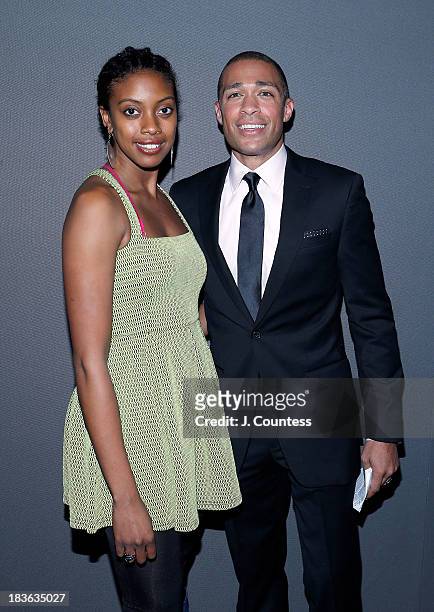 Actress Condola Rashad and media personality T.J. Holmes attend The 4th Annual Triumph Awards at Rose Theater, Jazz at Lincoln Center on October 7,...
