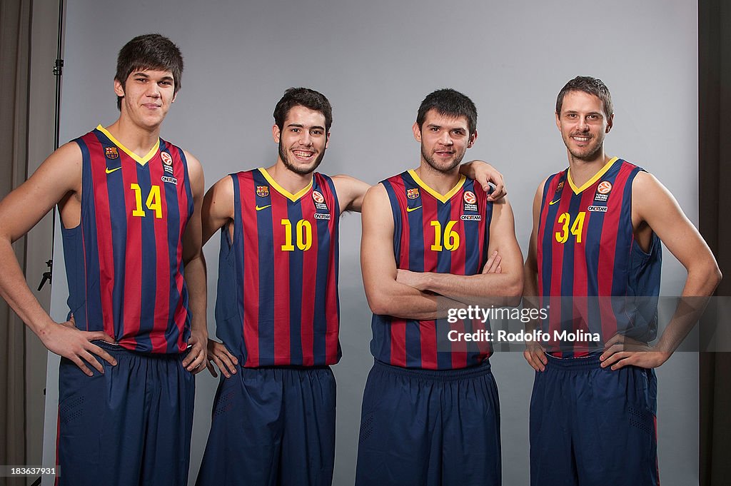FC Barcelona - 2013/14 Turkish Airlines Euroleague Basketball Media day