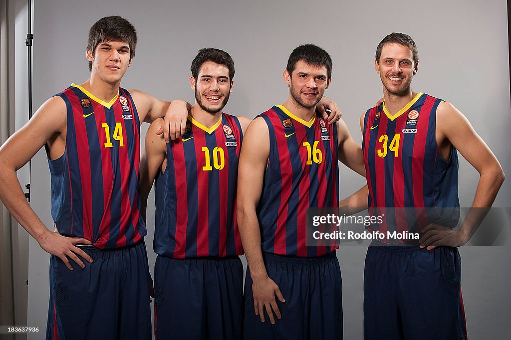 FC Barcelona - 2013/14 Turkish Airlines Euroleague Basketball Media day