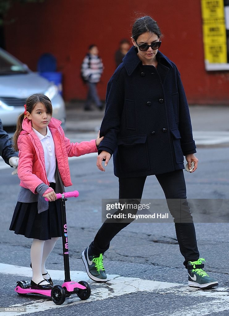 Celebrity Sightings In New York City - October 8, 2013