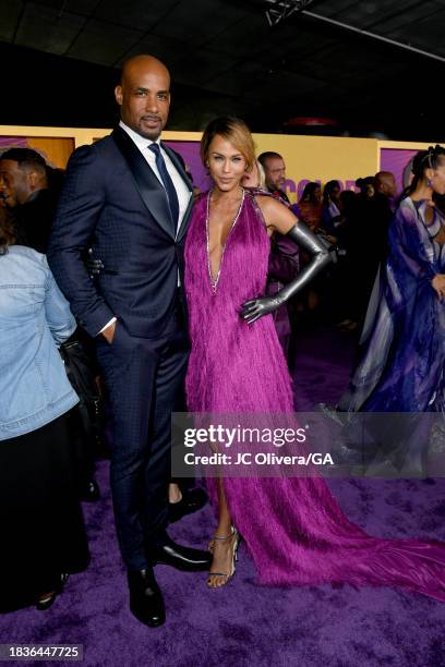 Boris Kodjoe and Nicole Ari Parker attend the World Premiere of Warner Bros.' "The Color Purple" at Academy Museum of Motion Pictures on December 06,...