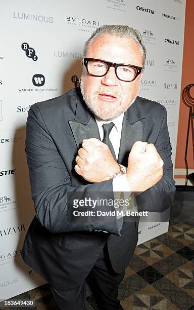 Ray Winstone attends a BFI Luminous Gala ahead of the London Film Festival at 8 Northumberland Avenue on October 8, 2013 in London, England.