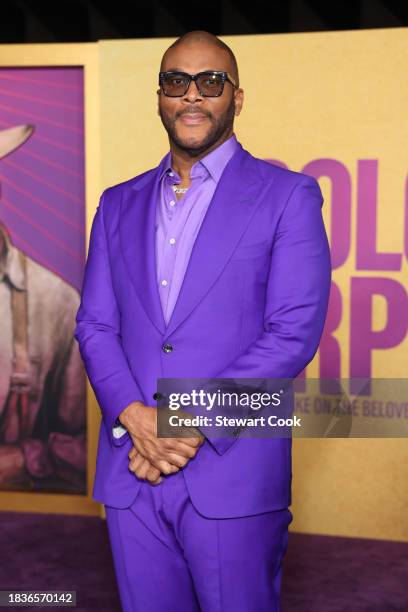 Tyler Perry attends the Los Angeles Premiere of Warner Bros.' "The Color Purple" at Academy Museum of Motion Pictures on December 06, 2023 in Los...