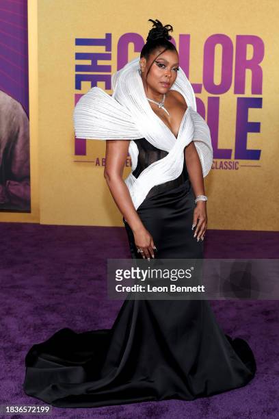 Taraji P. Henson attends the World Premiere of Warner Bros.' "The Color Purple" at Academy Museum of Motion Pictures on December 06, 2023 in Los...