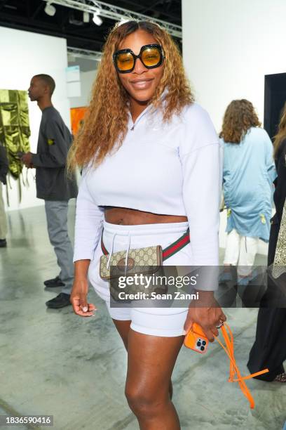 Serena Williams attends Art Basel Miami Beach Art Fair 2023 VIP Preview at the Miami Convention Center on December 06, 2023 in Miami, Florida.