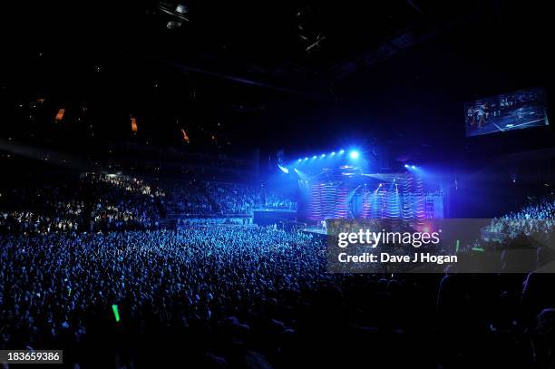 Bruno Mars performs for his Moonshine Jungle Tour 2013 at The O2 Arena on October 8, 2013 in London, England.