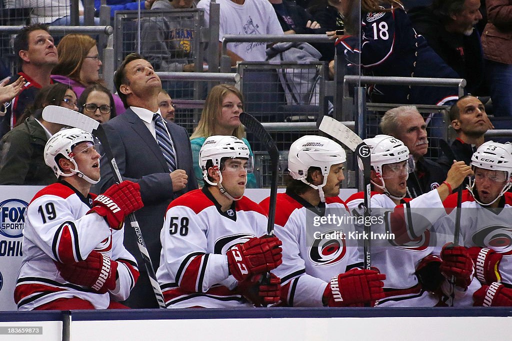 Carolina Hurricanes v Columbus Blue Jackets