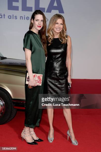 Julia Malik and Ursula Karven attend the 'Frau Ella' Premiere at CineStar on October 8, 2013 in Berlin, Germany.