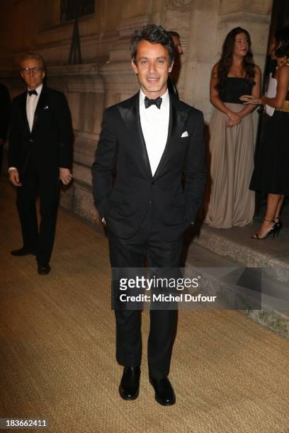 Andrew Lauren arrives at a Ralph Lauren Collection Show and private dinner at Les Beaux-Arts de Paris on October 9, 2013 in Paris, France. On this...