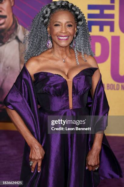 Margaret Avery attends the World Premiere of Warner Bros.' "The Color Purple" at Academy Museum of Motion Pictures on December 06, 2023 in Los...