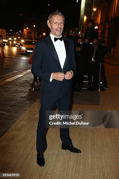 Lambert Wilson arrives at a Ralph Lauren Collection Show and private dinner at Les Beaux-Arts de Paris on October 9, 2013 in Paris, France. On this...