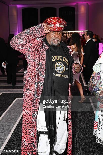 George Clinton attends a will.i.am and Dean Kamen hosted fundraising gala for FIRST® & i.am/Angel Foundation during Art Basel Miami at Loews Miami...