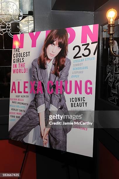 General view during NYLON + Sanuk celebrate the October "It Girl" issue with cover star Alexa Chung at La Cenita on October 8, 2013 in New York City.