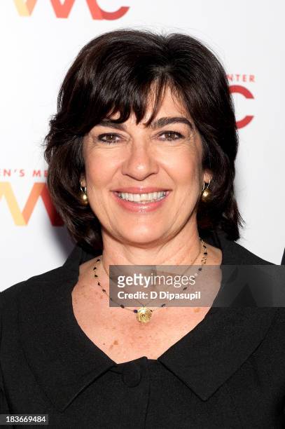 Christiane Amanpour attends the 2013 Women's Media Awards at 583 Park Avenue on October 8, 2013 in New York City.