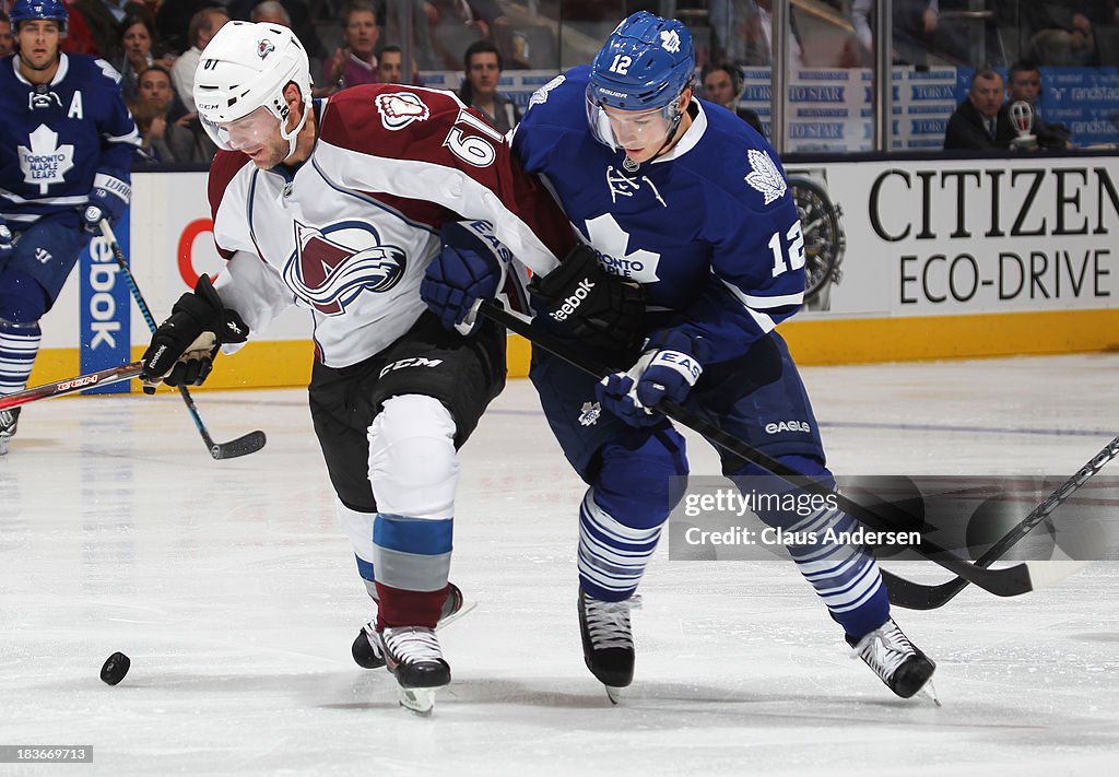 Colorado Avalanche v Toronto Maple Leafs