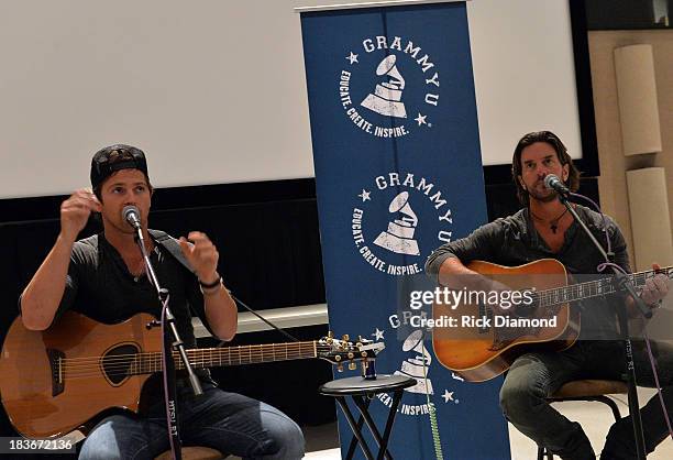 Fall Kick-Off with Kip Moore and Brett James at MTSU on October 8, 2013 in Murfreesboro, Tennessee.