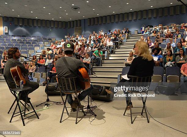 Fall Kick-Off with Kip Moore and Brett James at MTSU on October 8, 2013 in Murfreesboro, Tennessee.