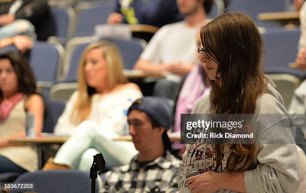 Fall Kick-Off with Kip Moore and Brett James at MTSU on October 8, 2013 in Murfreesboro, Tennessee.