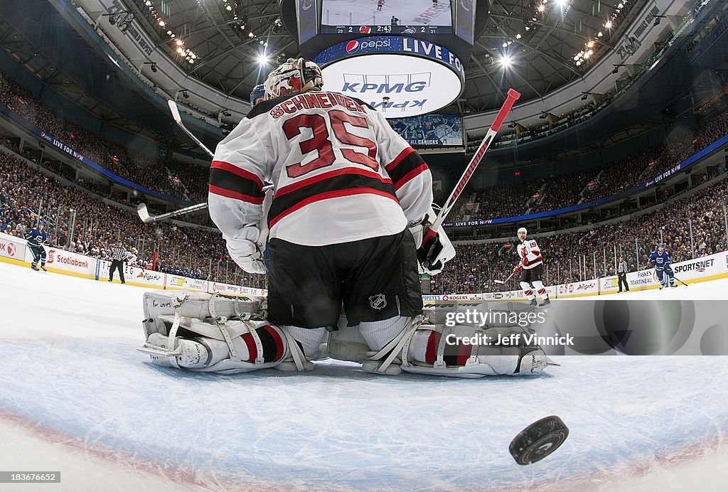 New Jersey Devils v Vancouver Canucks