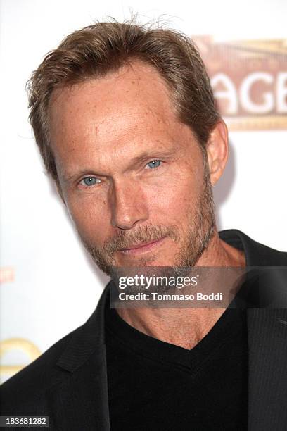 Actor Tom Schanley attends the "War Horse" Los Angeles opening night held at the Pantages Theatre on October 8, 2013 in Hollywood, California.