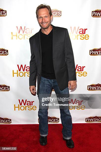 Actor Tom Schanley attends the "War Horse" Los Angeles opening night held at the Pantages Theatre on October 8, 2013 in Hollywood, California.