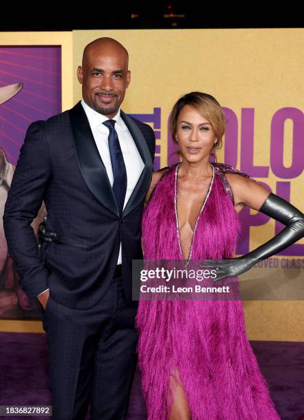 Boris Kodjoe and Nicole Ari Parker attend the World Premiere of Warner Bros.' "The Color Purple" at Academy Museum of Motion Pictures on December 06,...