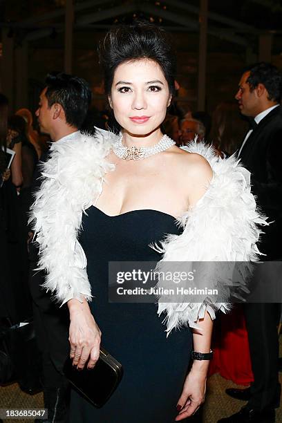 Cherie Chung attends a private dinner following the presentation of the Ralph Lauren Fall 13 Collection Show at Les Beaux-Arts de Paris on October 8,...