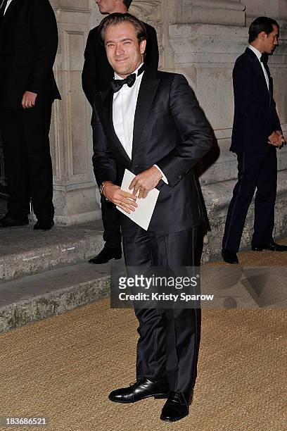 Renaud Capucon arrives to the Ralph Lauren Collection Show and private dinner at Les Beaux-Arts de Paris on October 8, 2013 in Paris, France. On this...