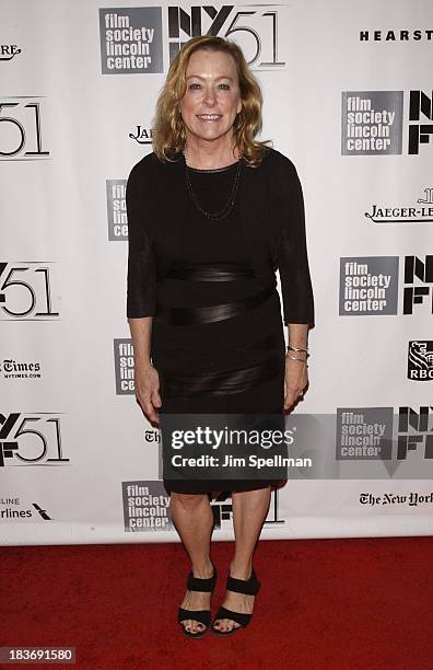 President of Fox Searchlight Pictures Nancy Utley attends the "12 Years A Slave" Premiere during the 51st New York Film Festival at Alice Tully Hall...