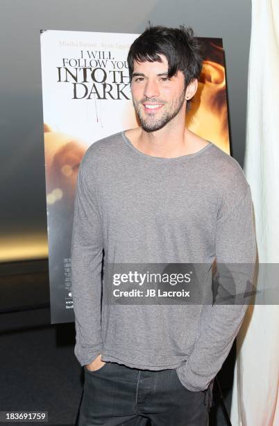 Jaz Martin attends the "I Will Follow You Into The Dark" Los Angeles premiere held at the Landmark Theater on October 8, 2013 in Los Angeles,...