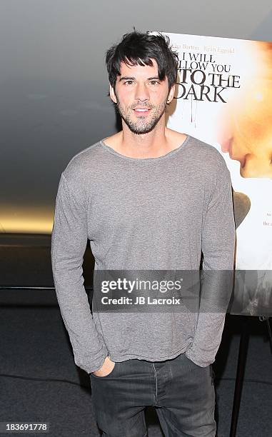 Jaz Martin attends the "I Will Follow You Into The Dark" Los Angeles premiere held at the Landmark Theater on October 8, 2013 in Los Angeles,...