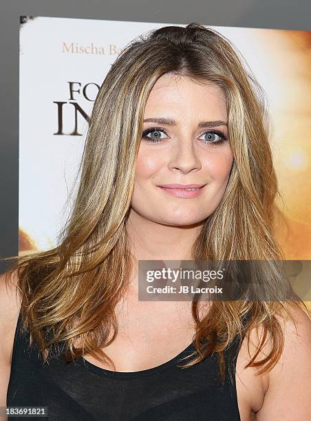 Mischa Barton attends the "I Will Follow You Into The Dark" Los Angeles premiere held at the Landmark Theater on October 8, 2013 in Los Angeles,...