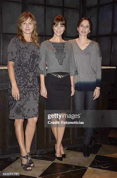 Emma Suarez, Maribel Verdu and Ariadna Gil attend a photocall for 'Los Hijos de Kennedy' at Cofidis-Alcazar Theater on October 9, 2013 in Madrid,...