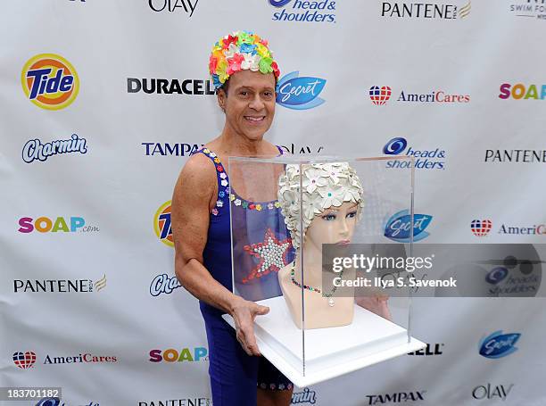 Actor Richard Simmons attends "Swim for Relief" Benefiting Hurricane Sandy Recovery - Day 2 at Herald Square on October 9, 2013 in New York City.