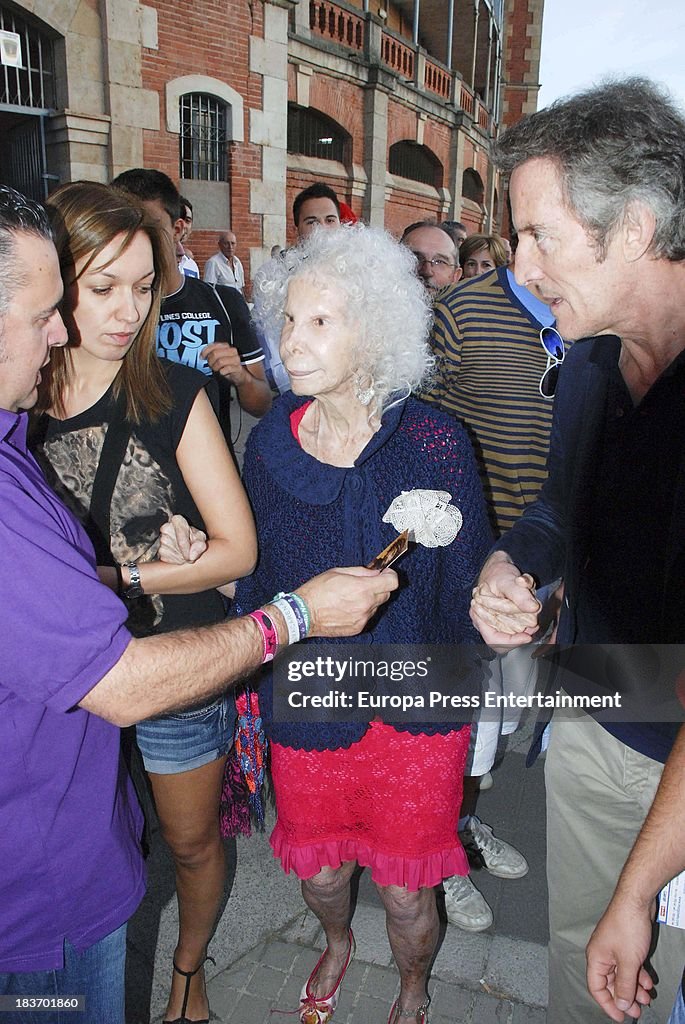 Dukes of Alba Attend Bullfighting In Salamanca - September 15, 2013