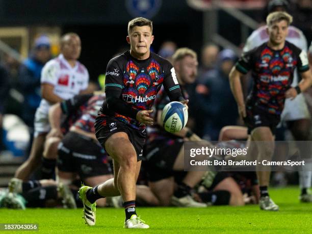 Bristol Bears' Callum Sheedy in action during the Investec European Rugby Champions Cup Pool 1 Round 1 match between Bristol Bears and Lyon at Ashton...