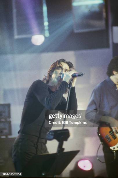 Ed Roland of rock band Collective Soul performs on June 12th, 1998 in Miami.