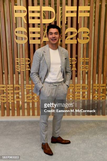 Henry Golding poses for an actor snapshot photocall during the Red Sea International Film Festival 2023 on December 07, 2023 in Jeddah, Saudi Arabia.