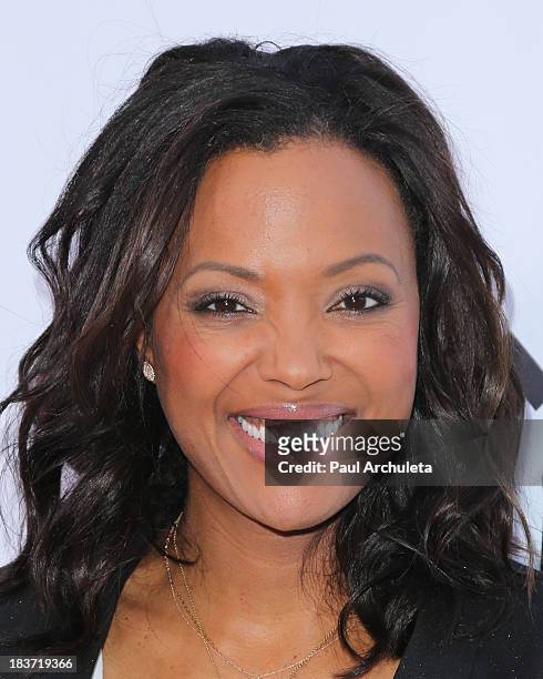 Actress Aisha Tyler attends the CBS After Dark with an evening of laughter benefiting Stand Up To Cancer at The Comedy Store on October 8, 2013 in...