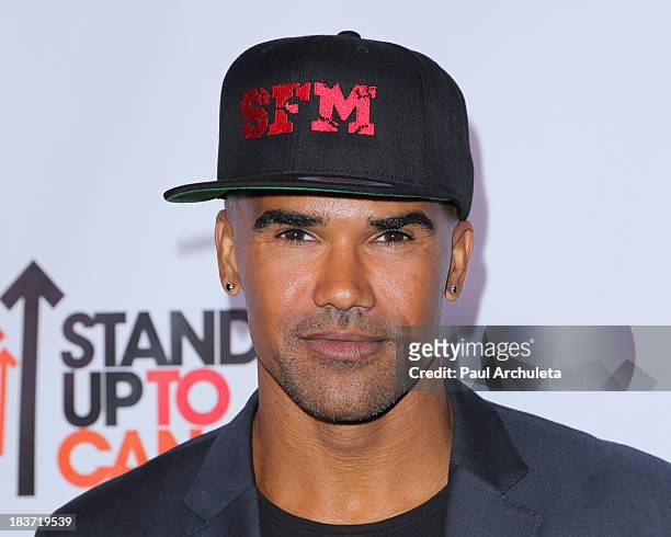 Actor Shemar Moore attends the CBS After Dark with an evening of laughter benefiting Stand Up To Cancer at The Comedy Store on October 8, 2013 in...
