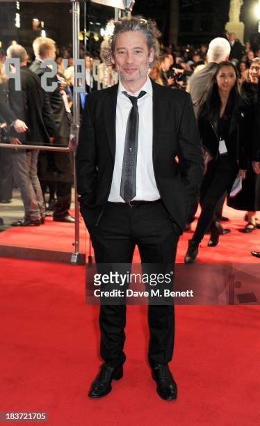 Dexter Fletcher attends the European Premiere of "Captain Phillips" on the opening night of the 57th BFI London Film Festival at Odeon Leicester...