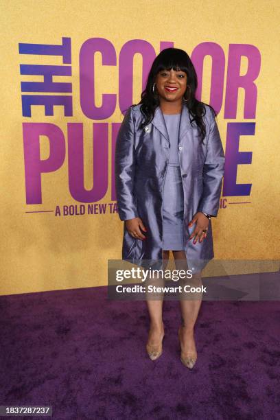 Ashley Sharpton attends the Los Angeles Premiere of Warner Bros.' "The Color Purple" at Academy Museum of Motion Pictures on December 06, 2023 in Los...