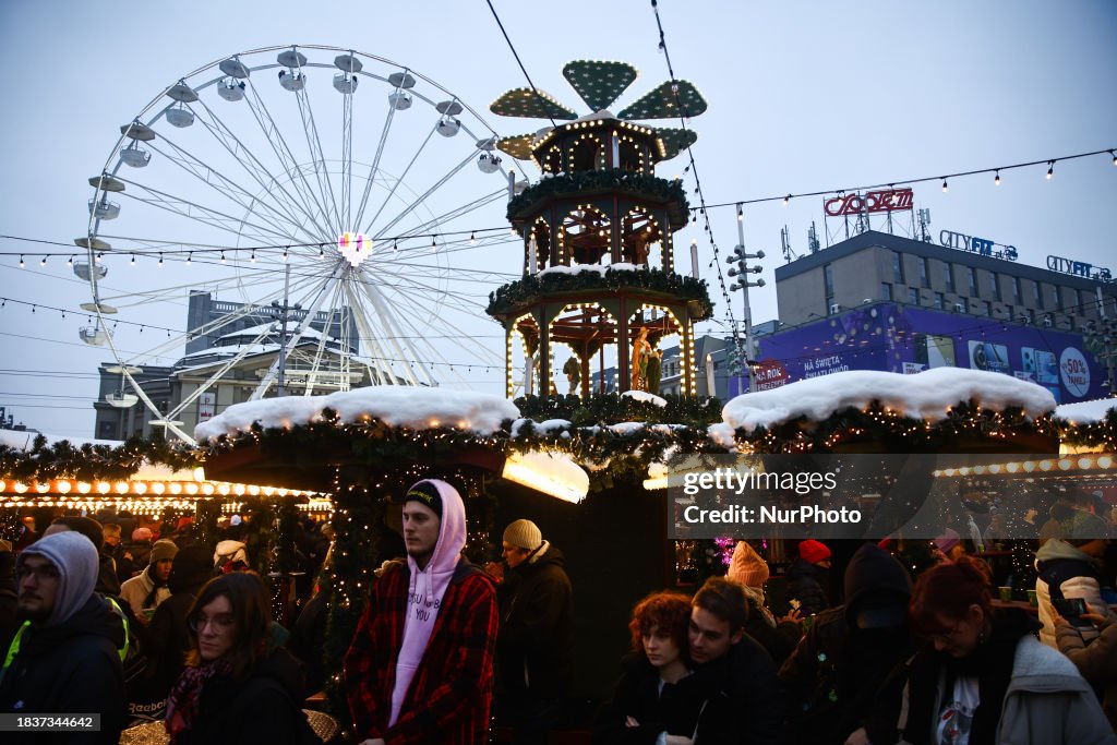 Daily Life In Katowice Before Christmas