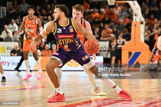 Hogg of the Kings in action during the round 10 NBL match between Cairns Taipans and Sydney Kings at Cairns Convention Centre, on December 07 in...