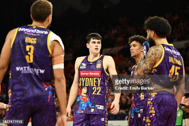 Alex Toohey of the Kings is seen during the round 10 NBL match between Cairns Taipans and Sydney Kings at Cairns Convention Centre, on December 07 in...